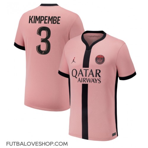 Dres Paris Saint-Germain Presnel Kimpembe #3 Tretina 2024-25 Krátky Rukáv